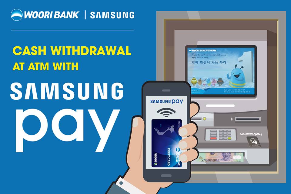 Rut tien voi SAMSUNG PAY