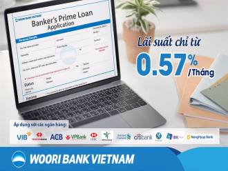 Vay tin chap Wooribank danh cho nhan vien ngan hang