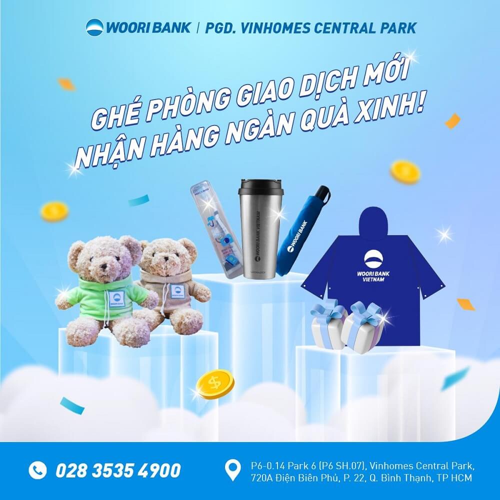 Phòng giao dịch Wooribank Vinhomes Central park