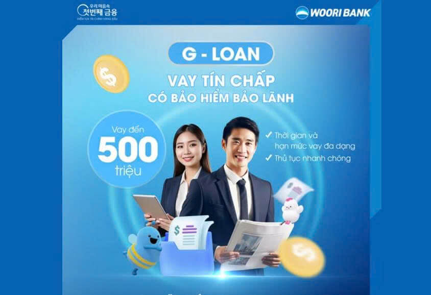 Vay tín chấp G‑Loan từ Woori Bank